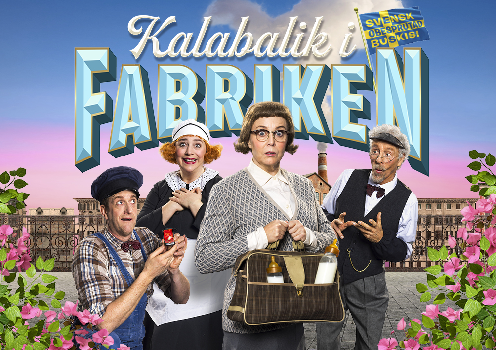 Kalabalik p fabriken p Vallarnas Friluftsteater